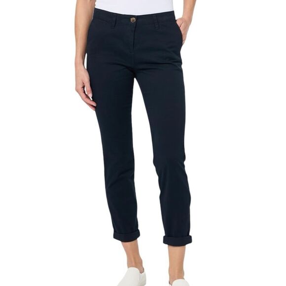 Nautica Women's Chino Pants, Navy, Size 14, NWT - Picture 1 of 10